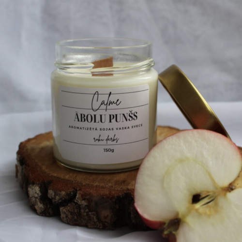 Aromātiskā svece "ĀBOLU PUNŠS"