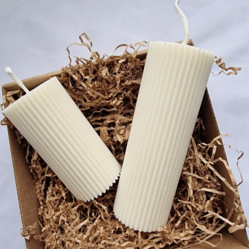 Calme elegantas stāvsveces baltas 14cm x 5cm