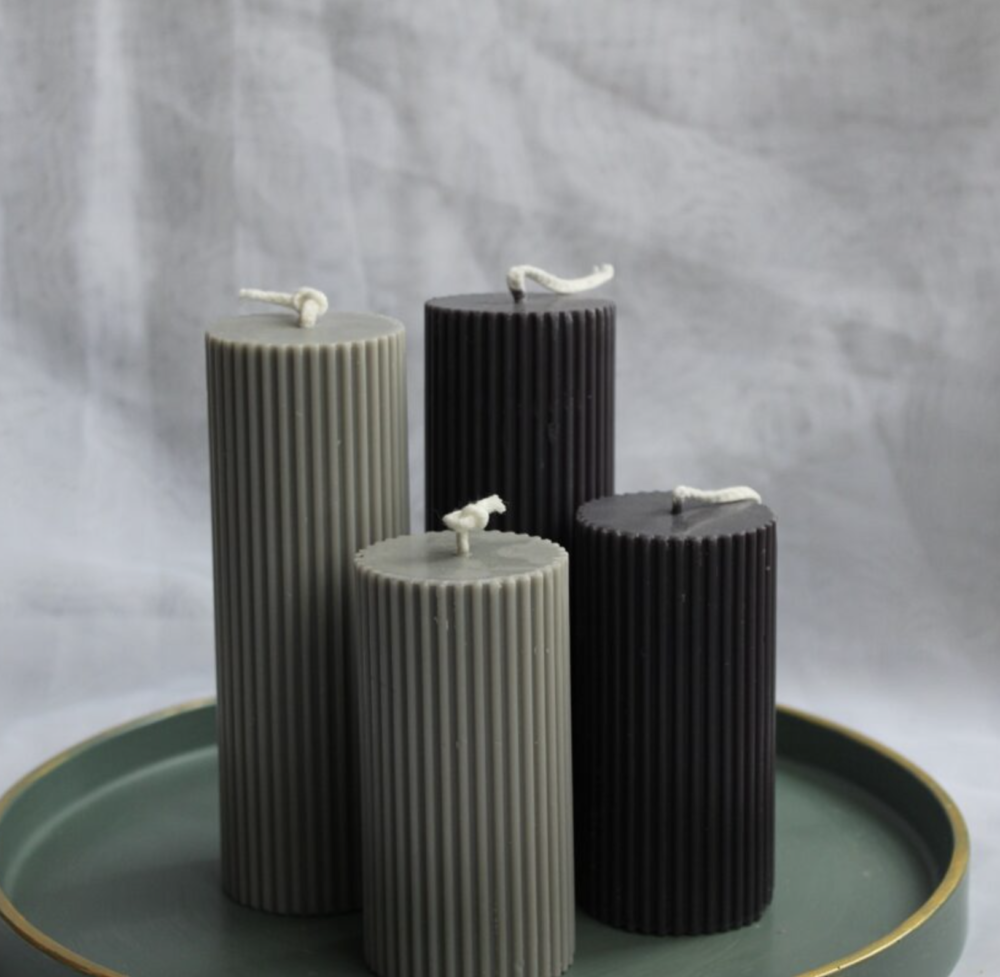 Calme elegantas stāvsveces bēšas krāsas 9,5cm x 5cm