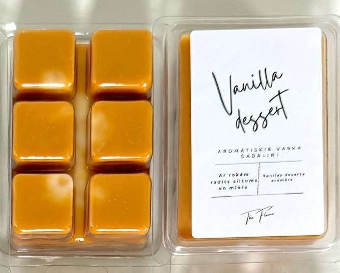 Aromatische Sojawachsstücke Vaniļas