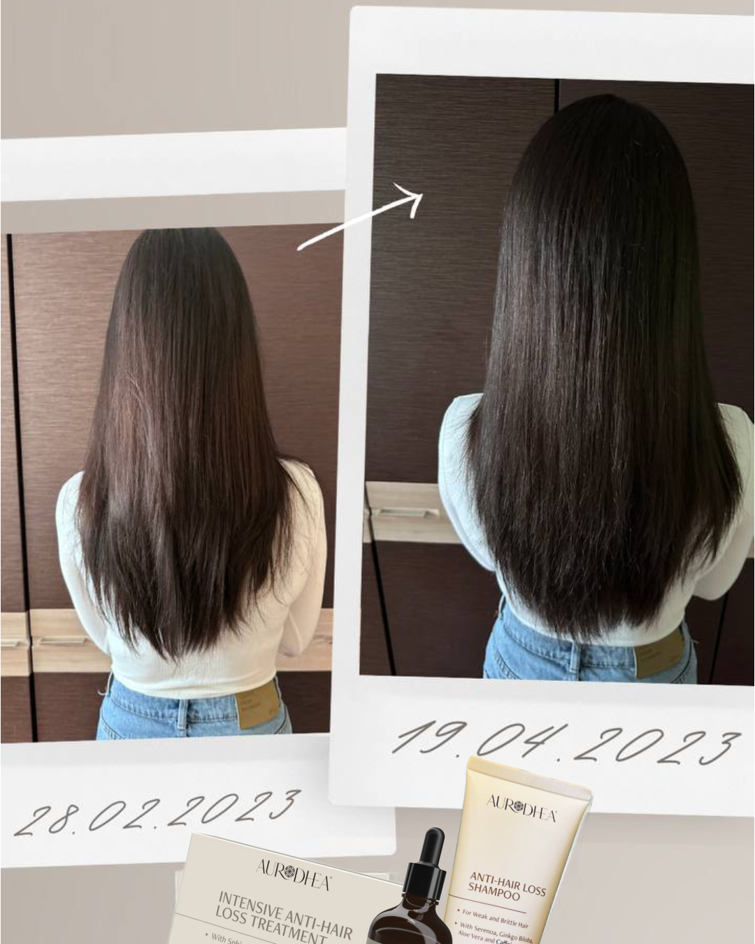 Clients results anti hair loss shampoo autrodhea 2