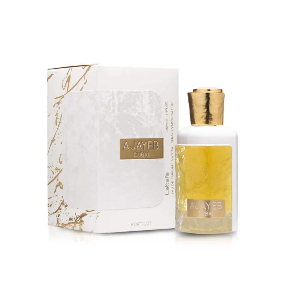 Lattafa Ajayeb Dubai Portrait EDP unisex smaržas 100ml grezni lv