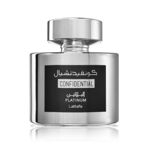 Lattafa Confidential Platinum EDP unisex smaržas 100ml grezni lv