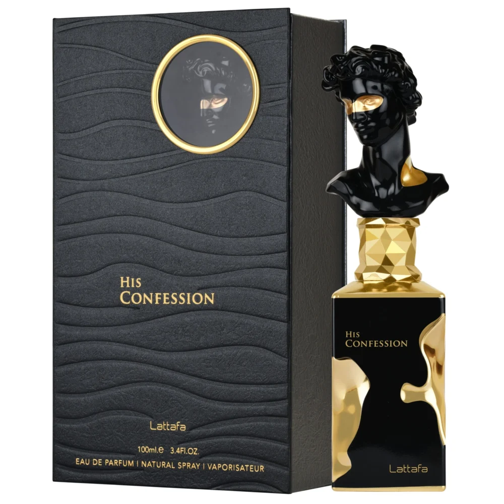Lattafa His Confession EDP vīriešu smaržas 100ml grezni lv