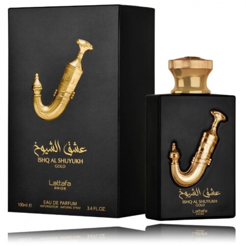 Lattafa Ishq Al Shuyukh Gold EDP unisex smaržas 100ml grezni lv