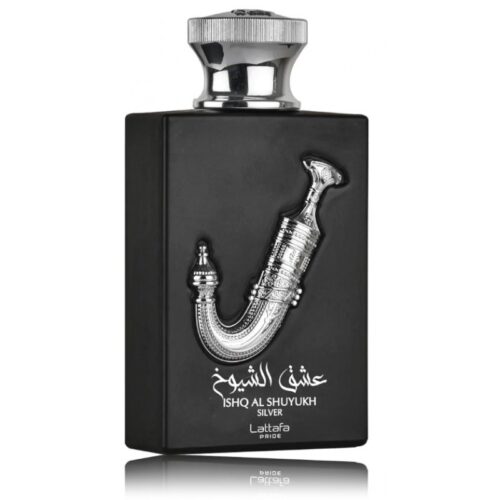 Lattafa Ishq Al Shuyukh Silver EDP unisex smaržas 100ml grezni lv