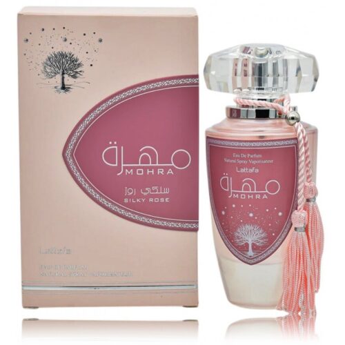 Lattafa Mohra Silky Rose EDP sieviešu smaržas 100ml grezni lv