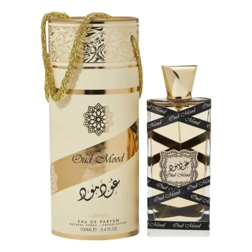 Lattafa Oud Mood EDP unisex smaržas 100ml grezni lv 1
