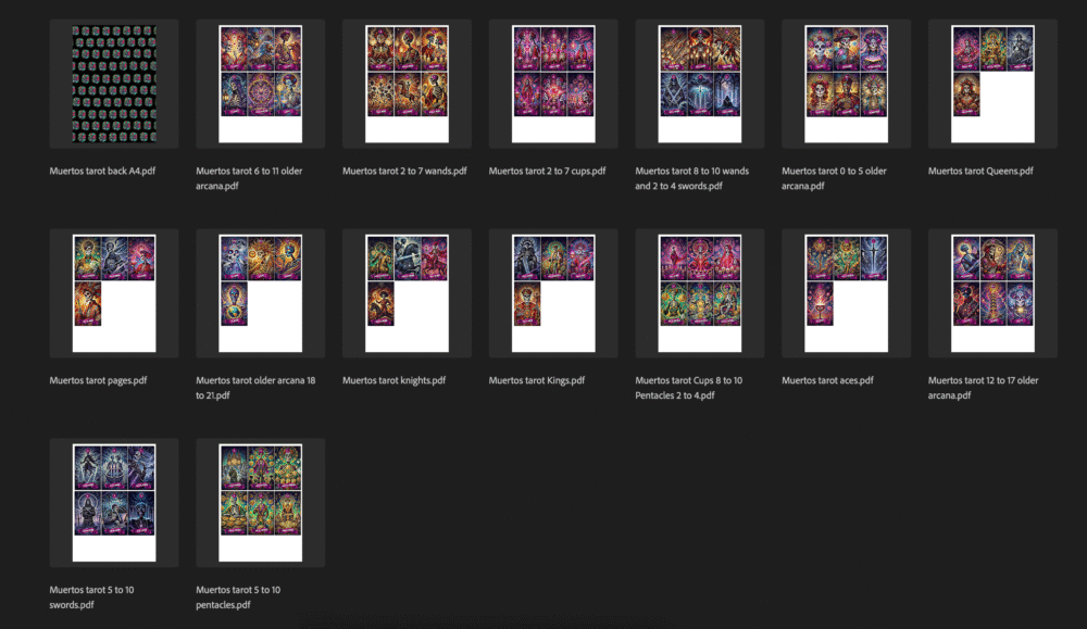 Taro kārtis Galvaskausi un rozes PDF FORMĀTĀ - Image 2