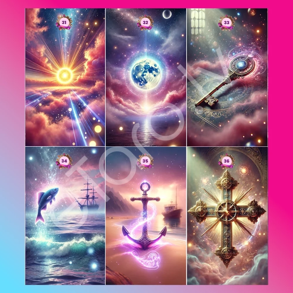 Lenormand kārtis Rozā mistika PDF FORMĀTĀ - Image 4