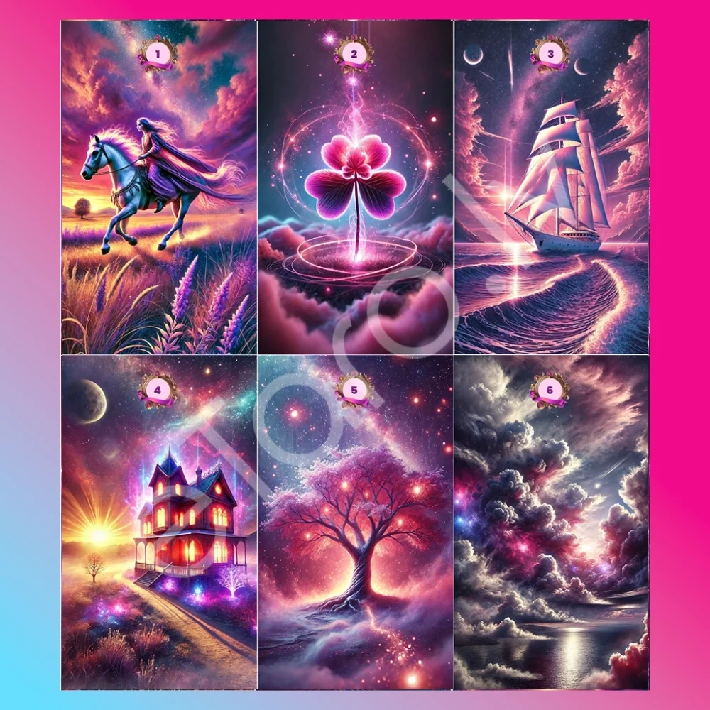 Lenormand kārtis Rozā mistika PDF FORMĀTĀ - Image 8