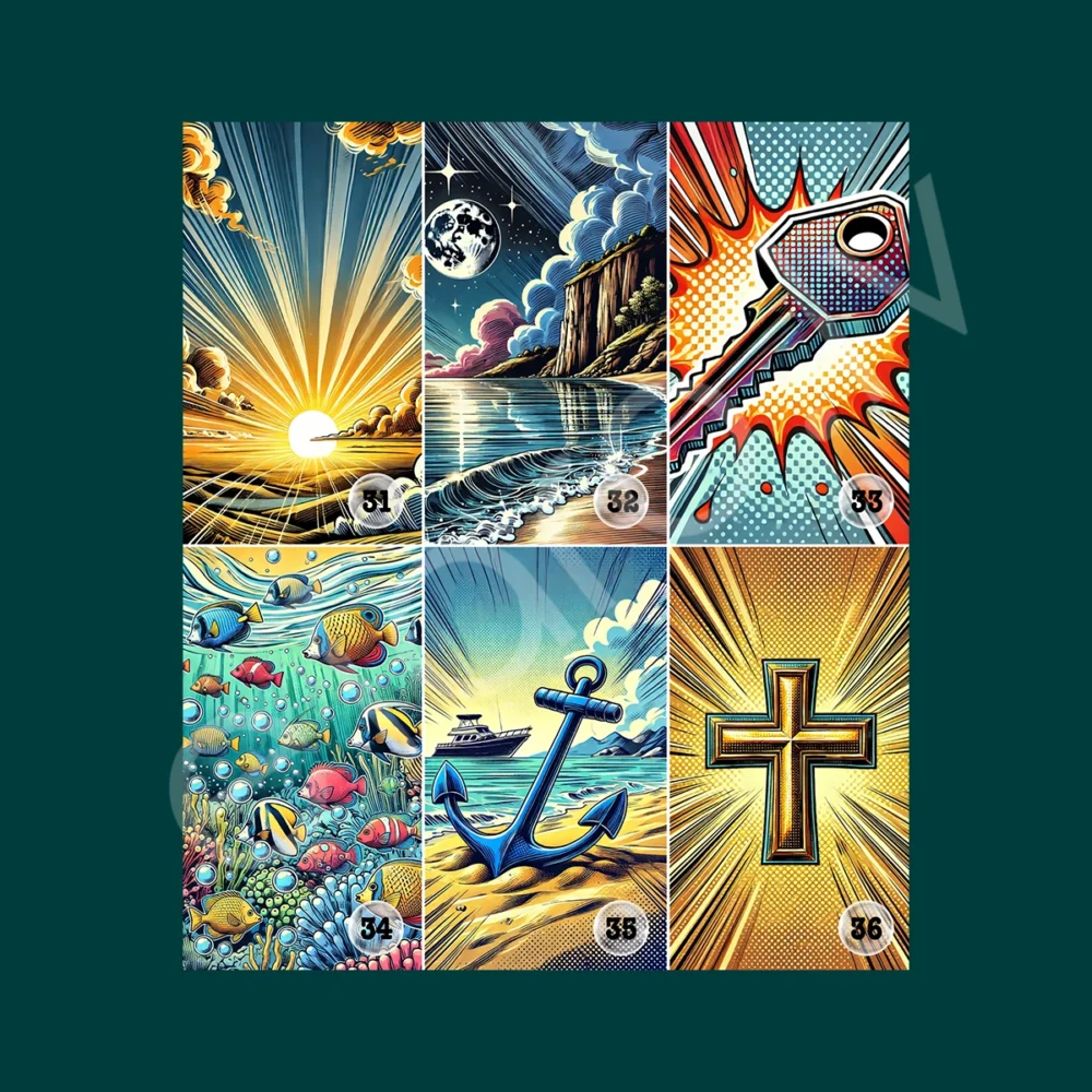 Lenormand kārtis Pop Art PDF FORMĀTĀ - Image 6