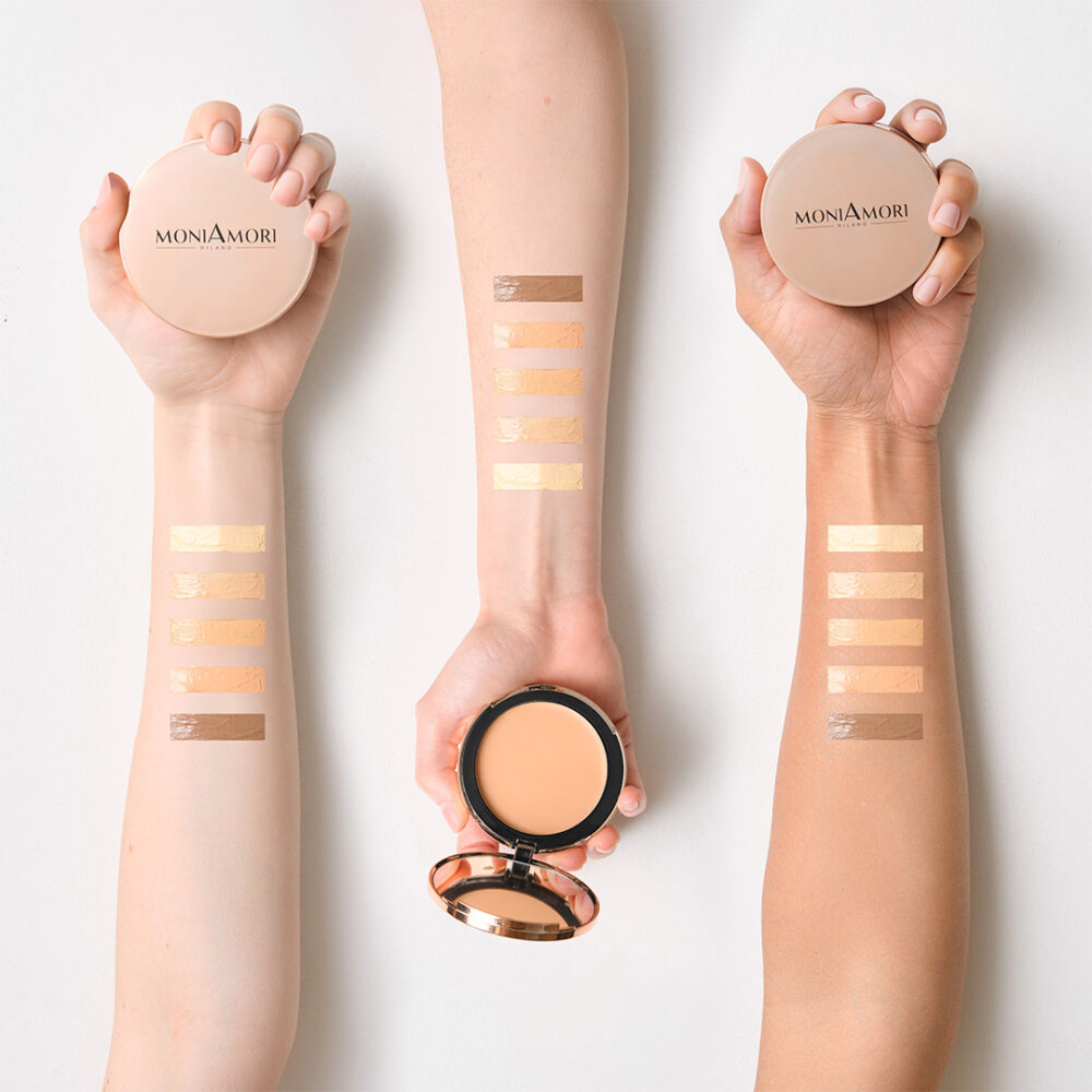 Компактна тональна основа MoniAmori з SPF30 - Creme Caramel MM008 - Зображення 5