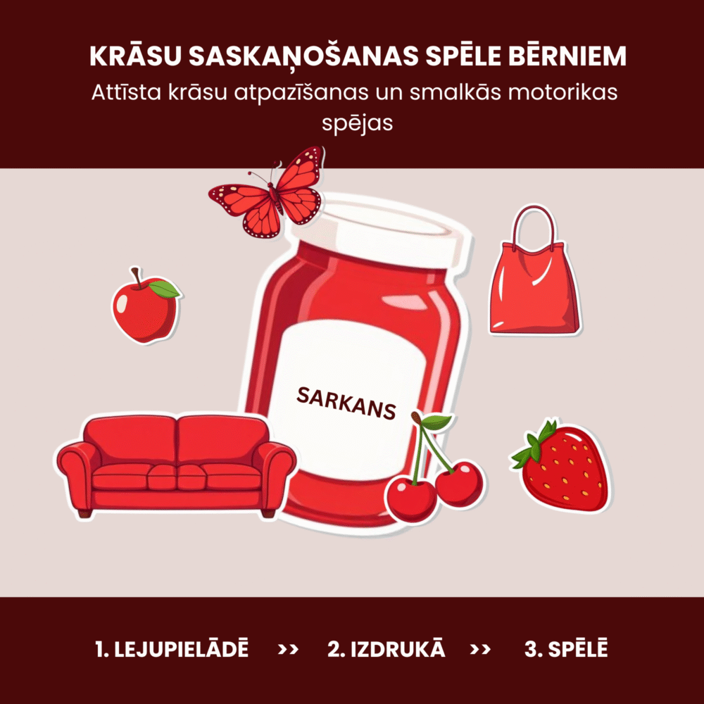 Krāsu saskaņošanas spēle bērniem pdf formātā lejupielādei grezni lv