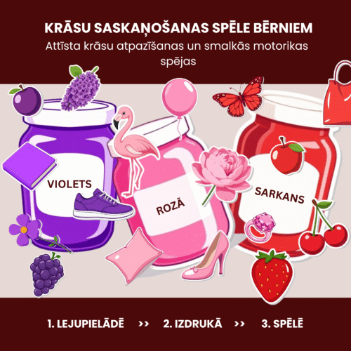 Krāsu saskaņošanas spēle bērniem pdf formātā lejupielādei grezni lv
