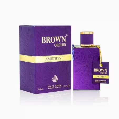 Brown Orchid Amethyst by Fragrance World – Arabian perfume (EDP, 80 ml) | Inspired by Thierry Mugler Alien