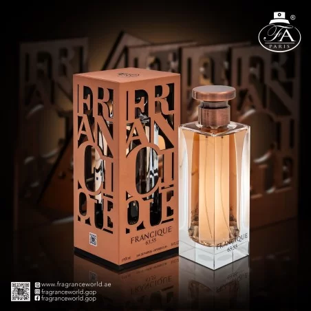 Francique 63,55 by Fragrance World – Arabian perfume (EDP, 80 ml) | Inspired by BDK Gris Charnel