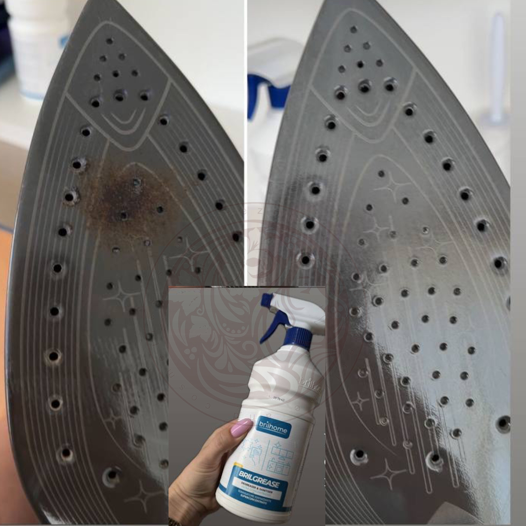 Brilgrease līdzeklis pirm pēc efekts Before after