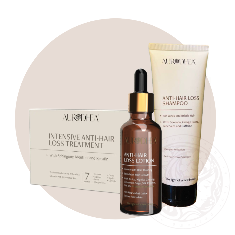 Anti hair loss lotion shampoo complex Aurodhea