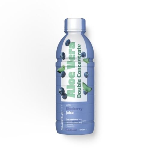 ALOE VERA JUICE AND PULP BLUEBERRY JUICE 675ML