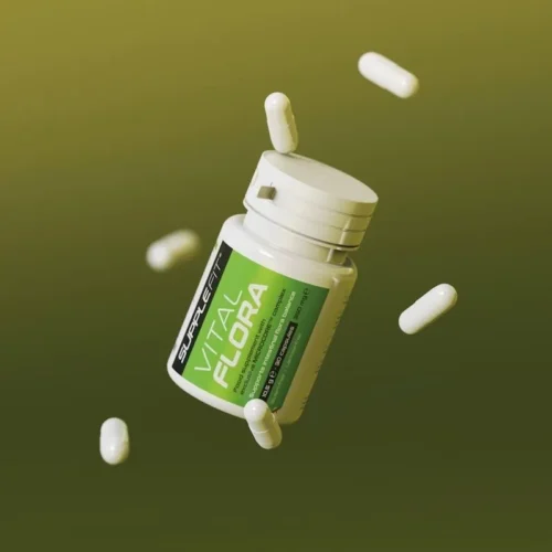 VITALFLORA is a food supplement in capsules featuring the exclusive MICROCORE™ complex,