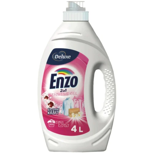 DELUXE Enzo Sensitive 2in1 x100 4L Universāla želeja veļas mazgāšanai jūtīgai ādai
