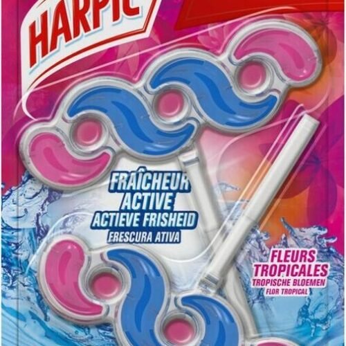 HARPIC Active Fresh tualetes bloks ar tropu smaržu 2x35g