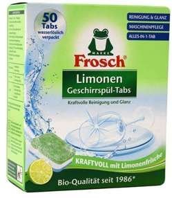 Frosch trauku mazgāšanas tabletes ar citronu x50