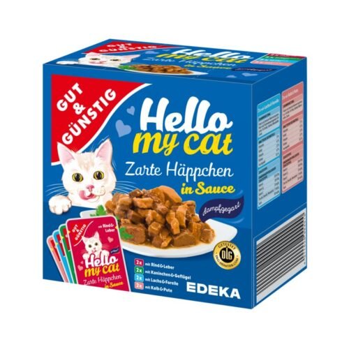 G&G Hello My Cat gaļas gabaliņi mērcē 8 gab. 800g