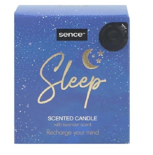 Sence Sleep aromatizēta svece ar lavandu smaržu 125g