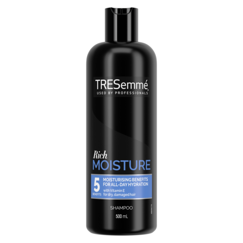 Tresemme Rich Moisture šampūns ar E vitamīnu bojātiem un sausiem matiem 500ml