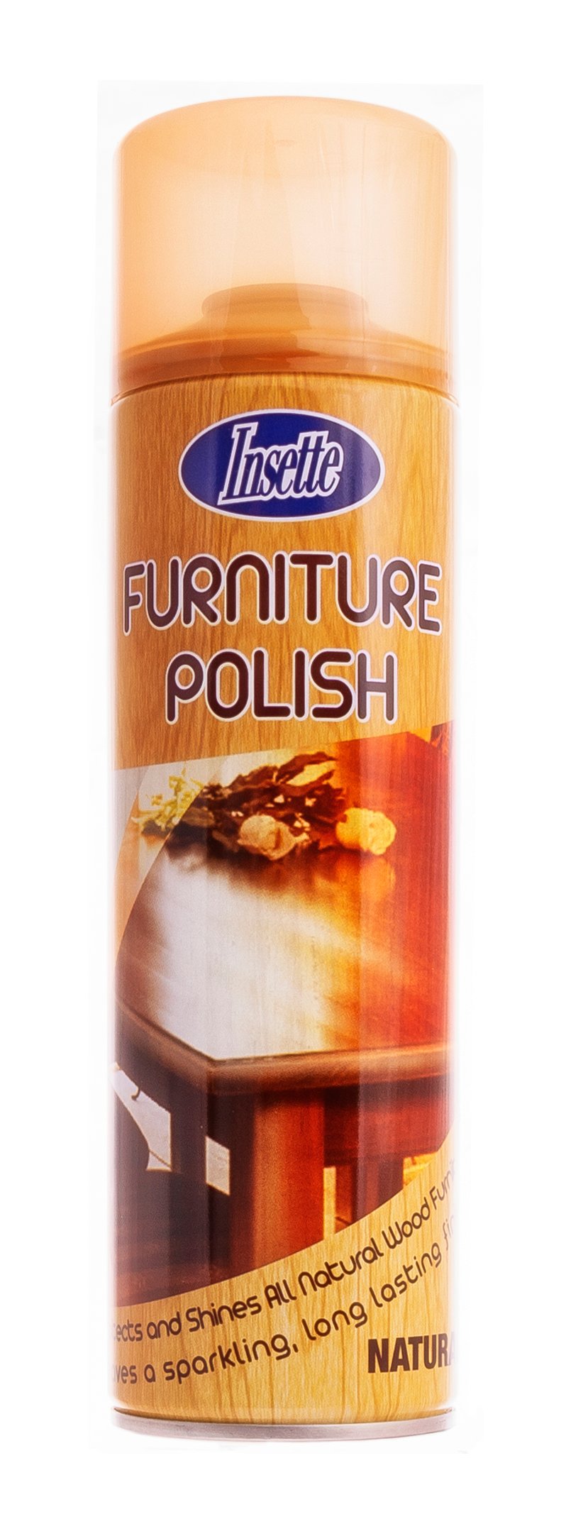 INSETTE mēbeļu pulēšanas līdzeklis dabīgā koka apdarei 500ml