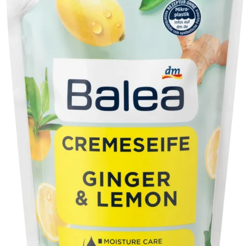 Balea šķidro ziepju rezerve ar ingvera un citronu smaržu 500ml