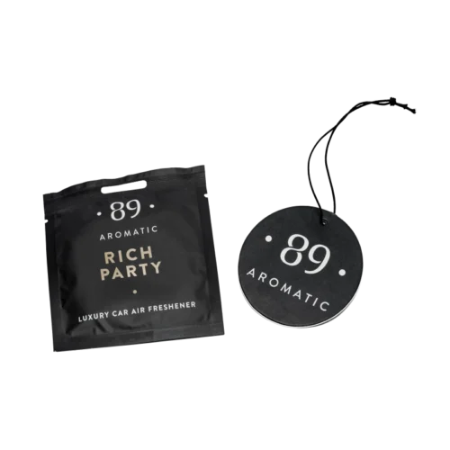 89 Aromatic Rich Party papīra gaisa atsvaidzinātājs