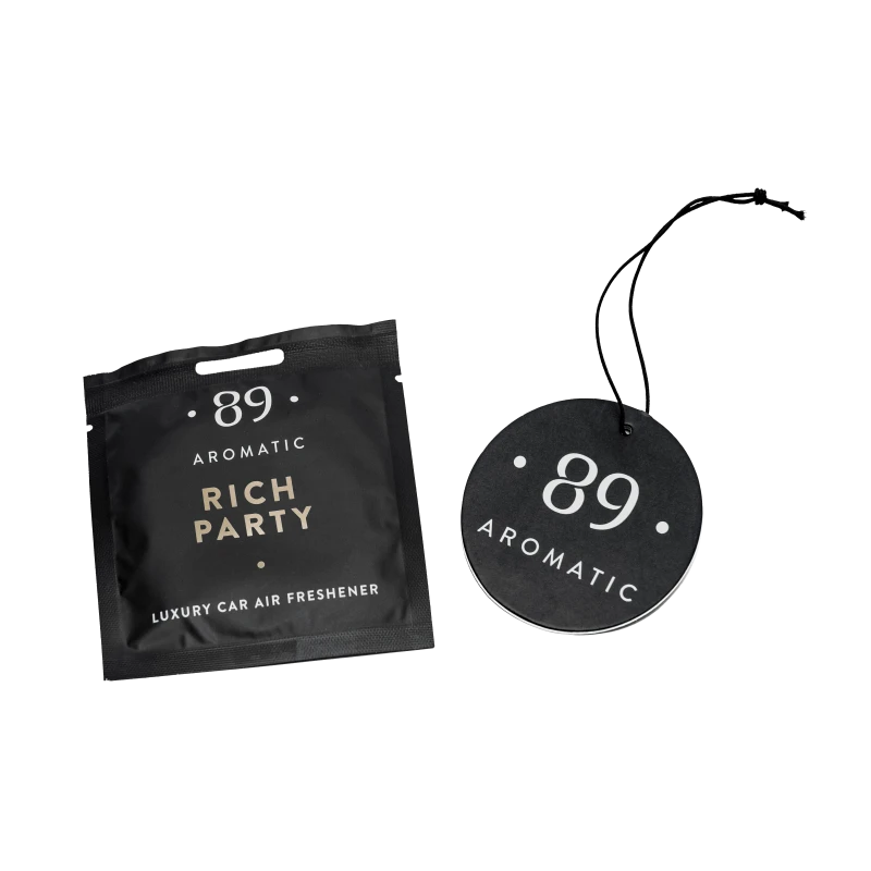 89 Aromatic Rich Party papīra gaisa atsvaidzinātājs