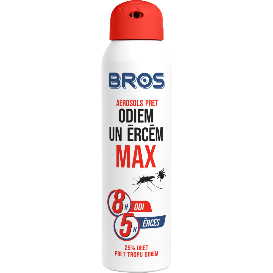BROS Max aerosols pret odiem un ērcēm 90ml
