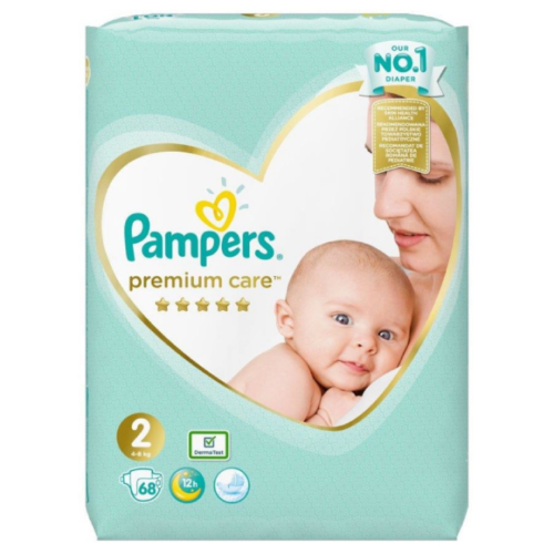 Pampers Premium Care #2 pamperi (4-8kg) 68gb