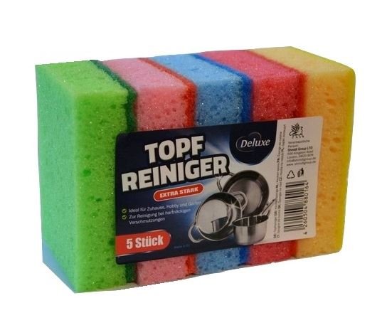 Deluxe Topfreiniger trauku švammītes x5
