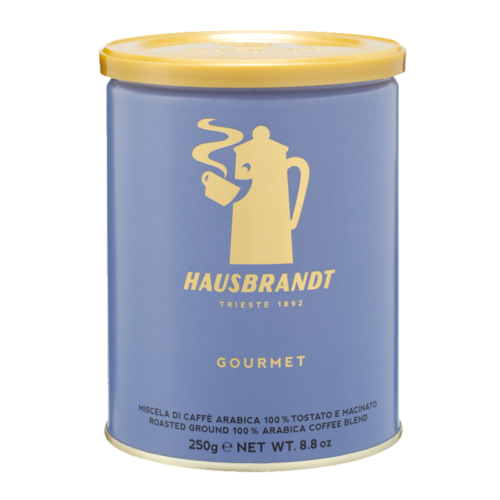 Malta kafija Hausbrandt Gourmet tins metāla bundžā 250gr
