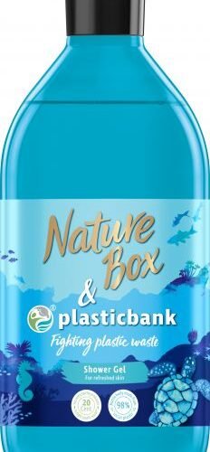Nature box Social Plastic dušas želeja 385ml