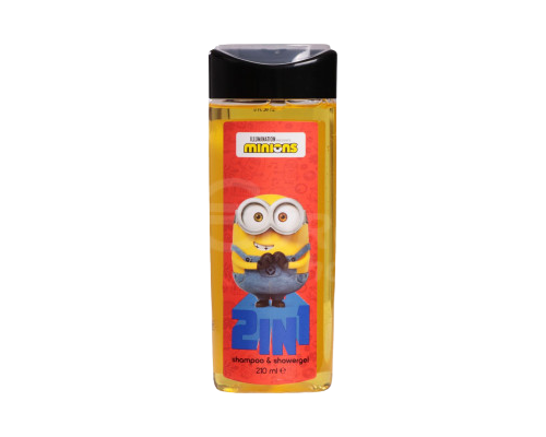 Minions 2in1 šampūns un dušas želeja - divi vienā 210ml