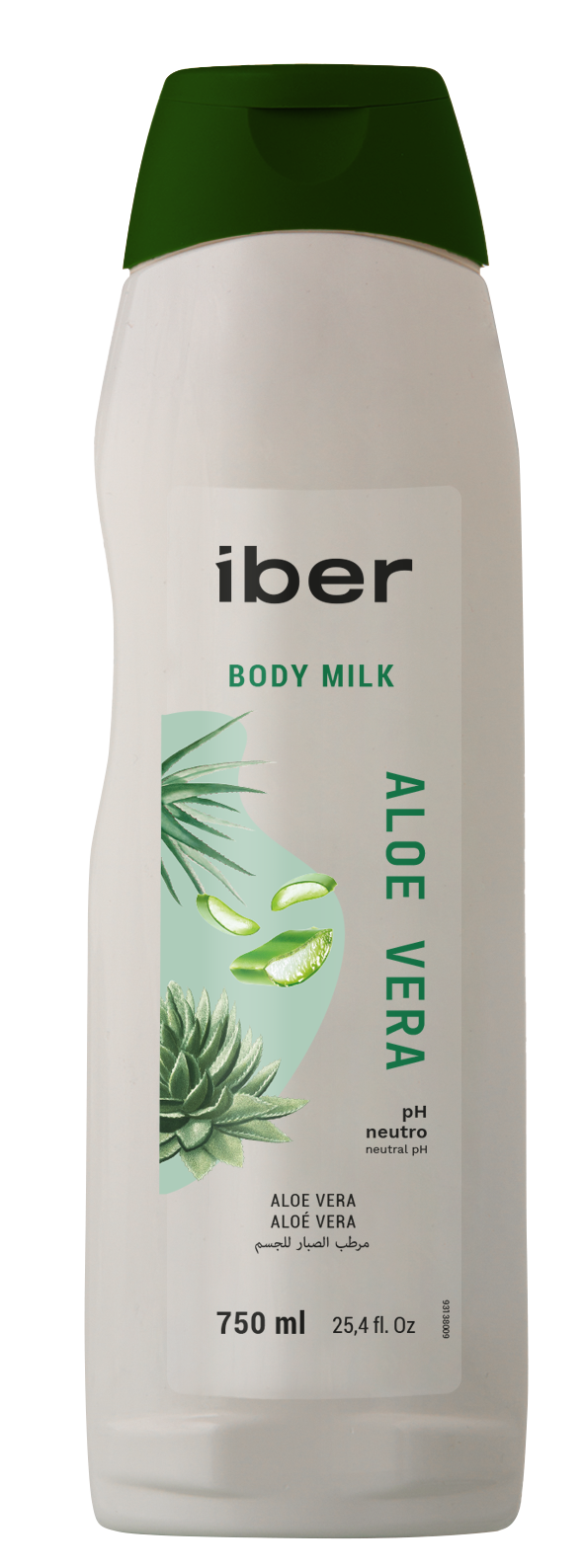 Iber ķermeņa pieniņš ar alvejas ekstraktu 750ml
