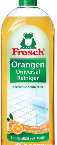 Frosch universāls tīrīšanas līdzeklis ar apelsīnu aromātu, 750 ml
