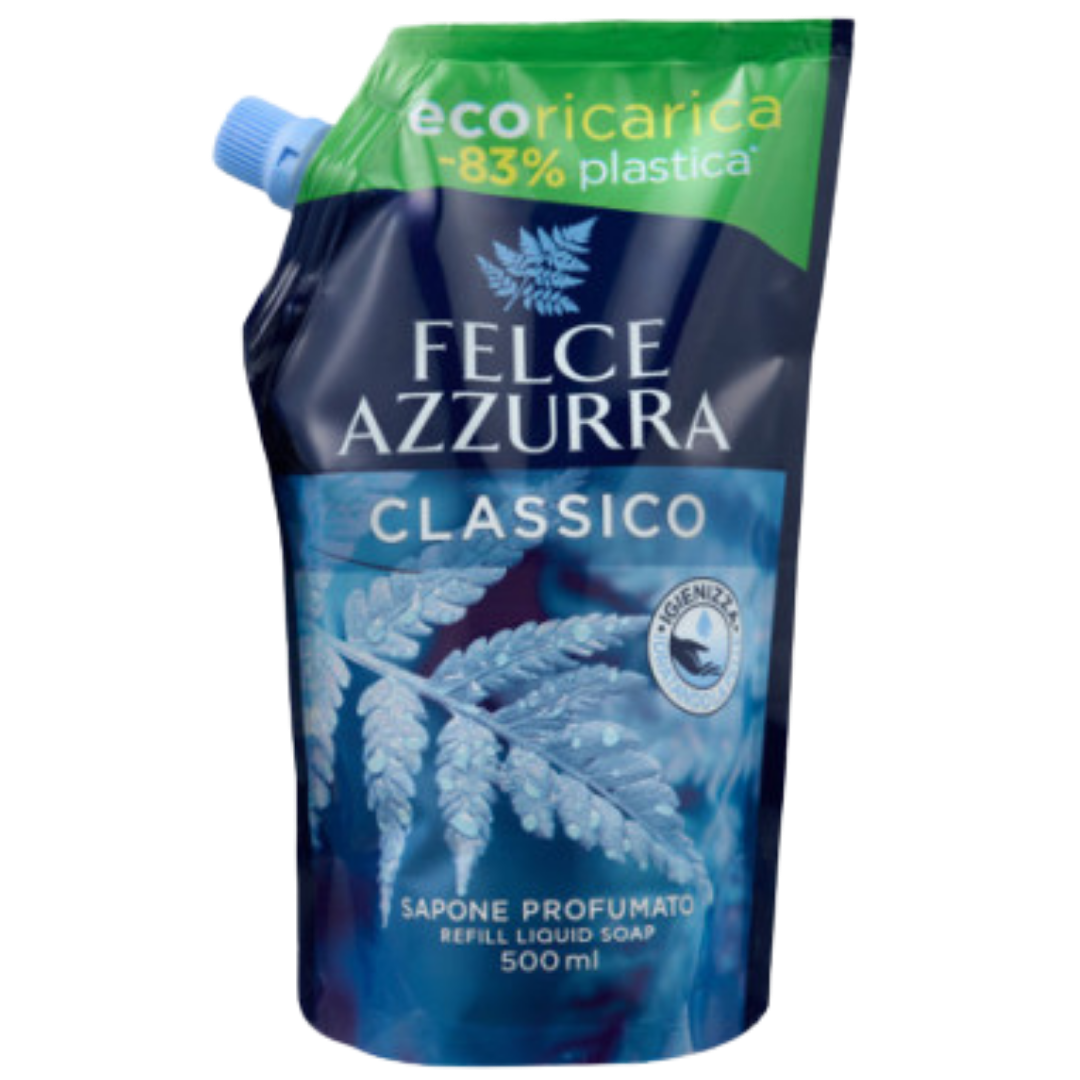 FELCE AZZURRA Classico šķidro ziepju rezerve 500ml