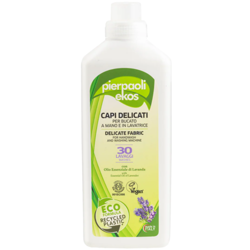 PIERPAOLI EKOS veļas mazgāšanas līdzeklis delikātiem audumiem (mazgāšanai ar rokām un veļas mašīnā) (30x) 1000ml