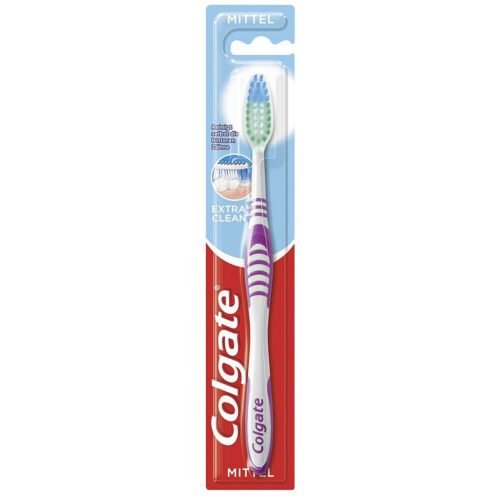 Colgate Extra Clean vidēji cieta zobu birste, 1gab