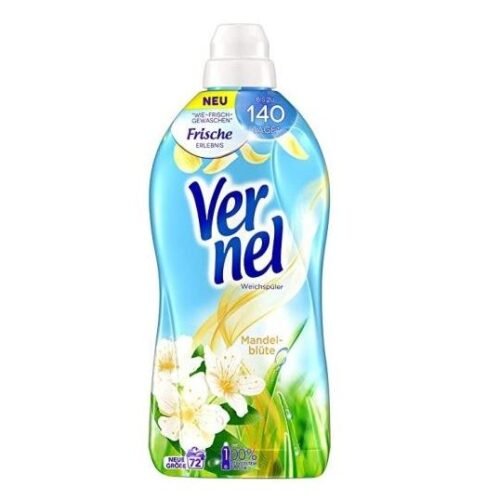 Vernel Mandelblute veļas mīkstinātājs ar mandeļu ziedu aromātu x72 1.8l