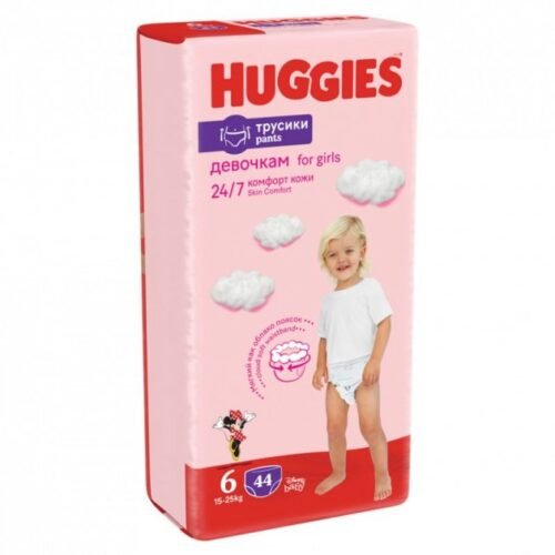 Huggies Pants Girl autiņbiksītes #6 15-25kg, 44gb