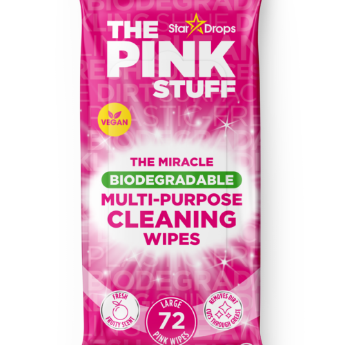 THE PINK STUFF multifunkcionālas mitrās salvetes virsmu tīrīšanai 72gab