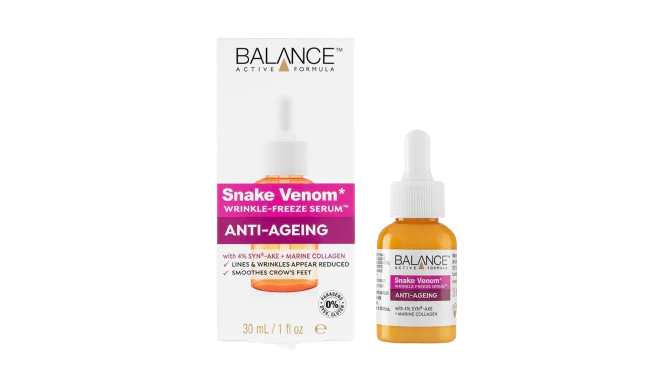 CREIGHTONS Balance Anti-Ageing serums sejas ādai ar 4% SYN®-AKE un jūras kolagēnu 30ml